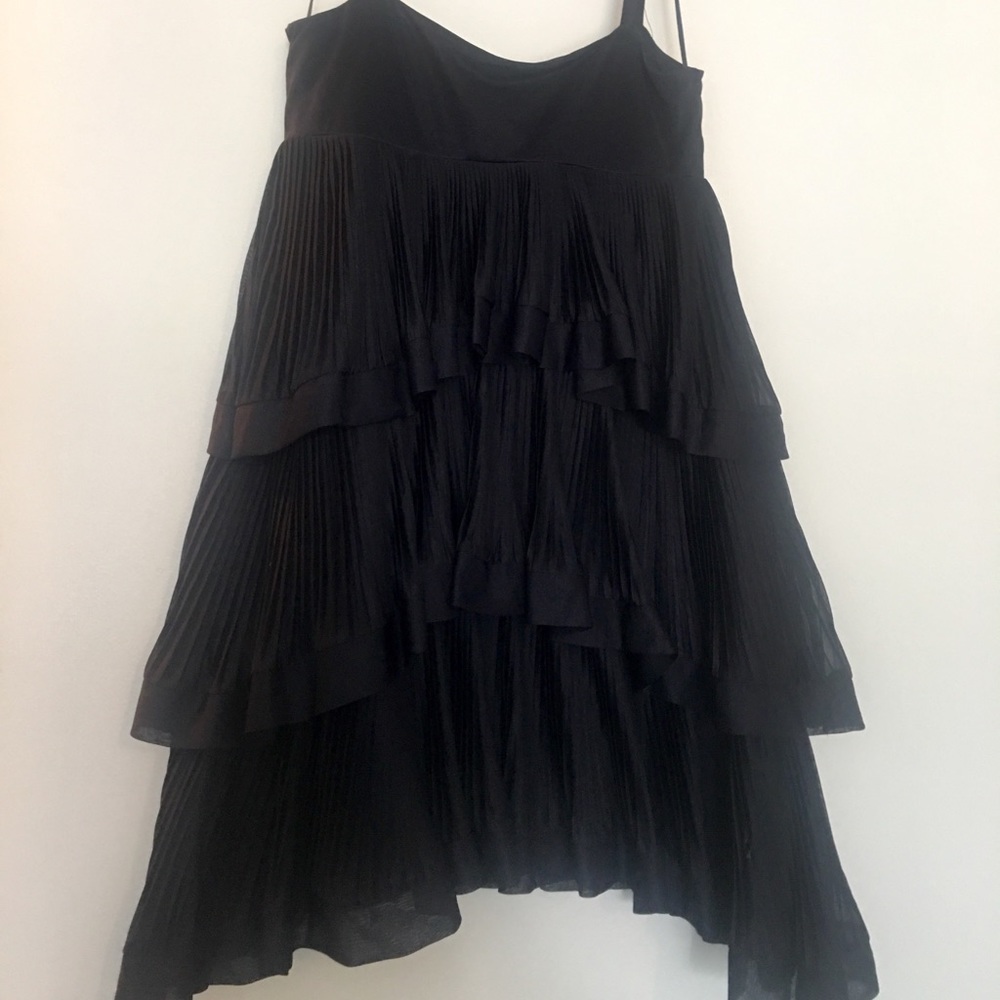 Navy Blue Layered Dress